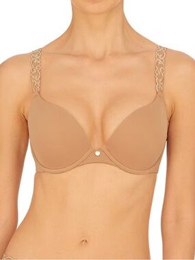 NEW NatorI Pure Lux push up tshirt bra w underwire in Cafe
